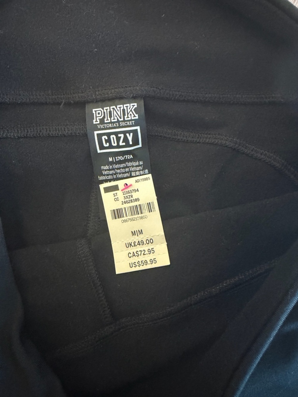 PINK Victoria's Secret Cozy Leggings in Black